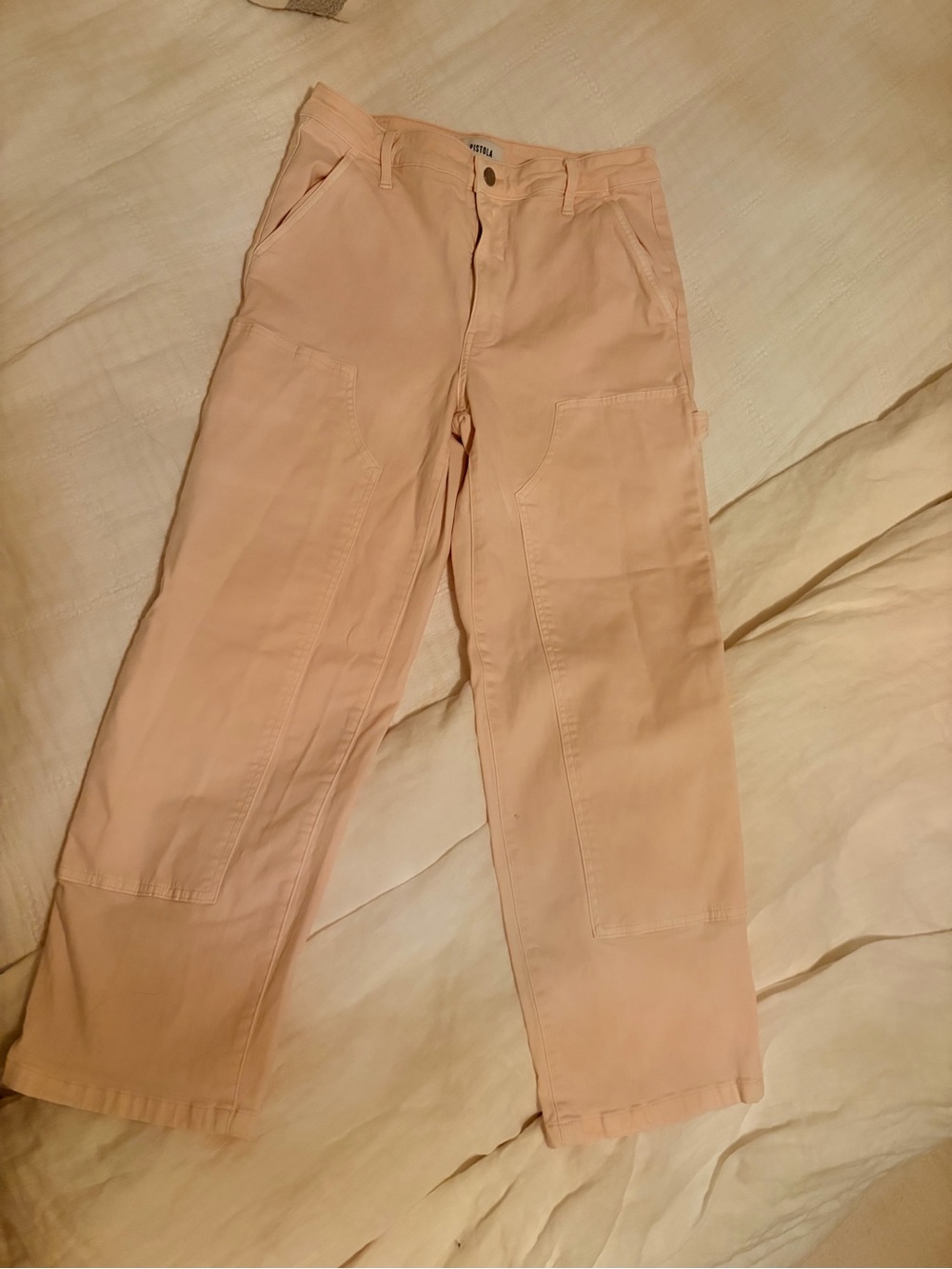 pistola Light Blush Pink Denim Piece - Picture 2 of 5